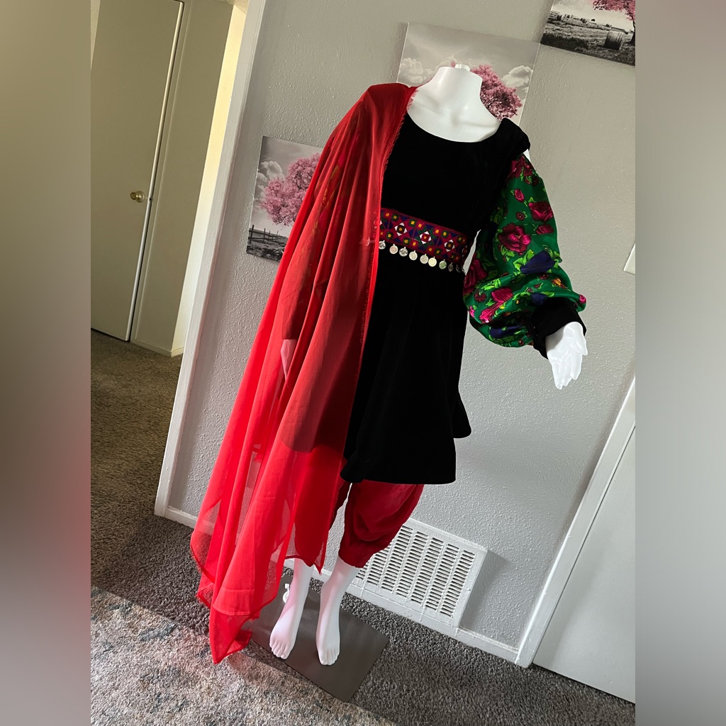 Afghani Dress Punjabi Dress Indian Dress Pakistani Dress Selwar Kamees Indian